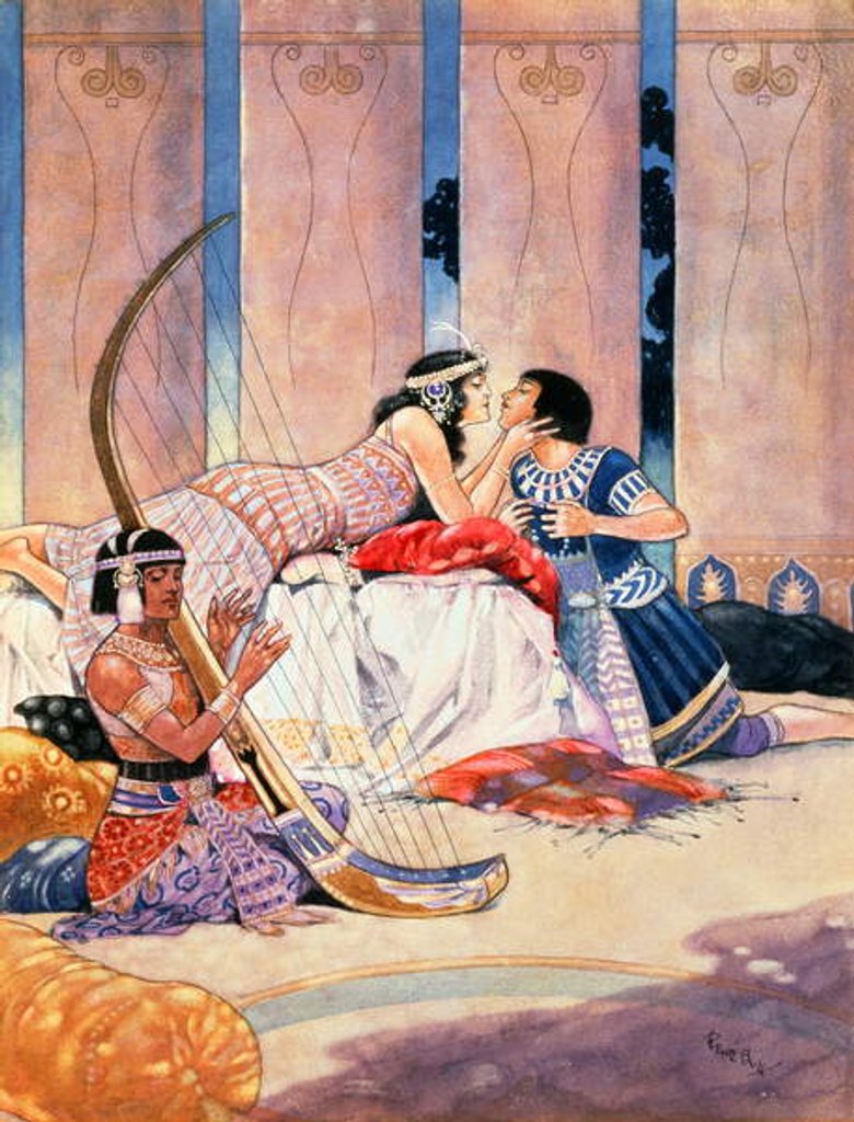 Detail of Cleopatra by René Bull
