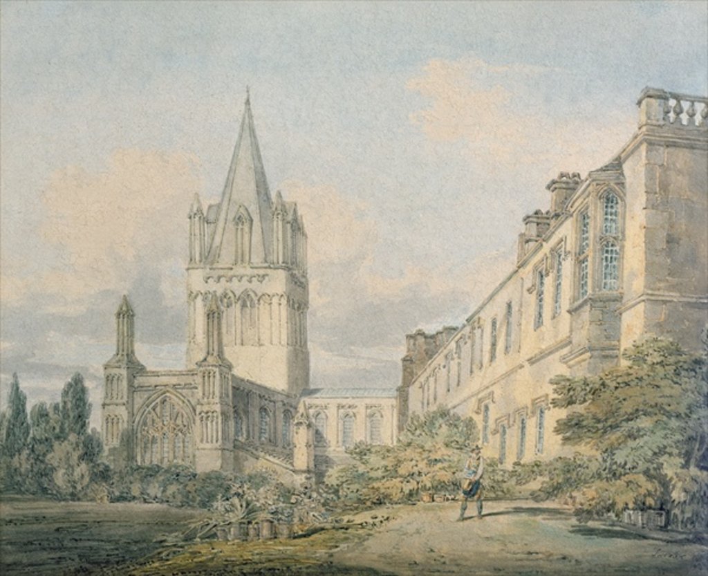 Detail of Christ Church Cathedral and Deanery, Oxford by Joseph Mallord William Turner