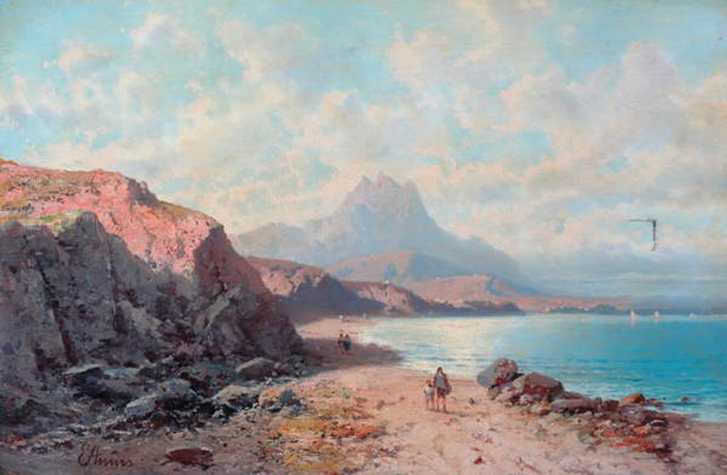 Detail of The Basque Coast, Gulf of Lyons by E. Annis