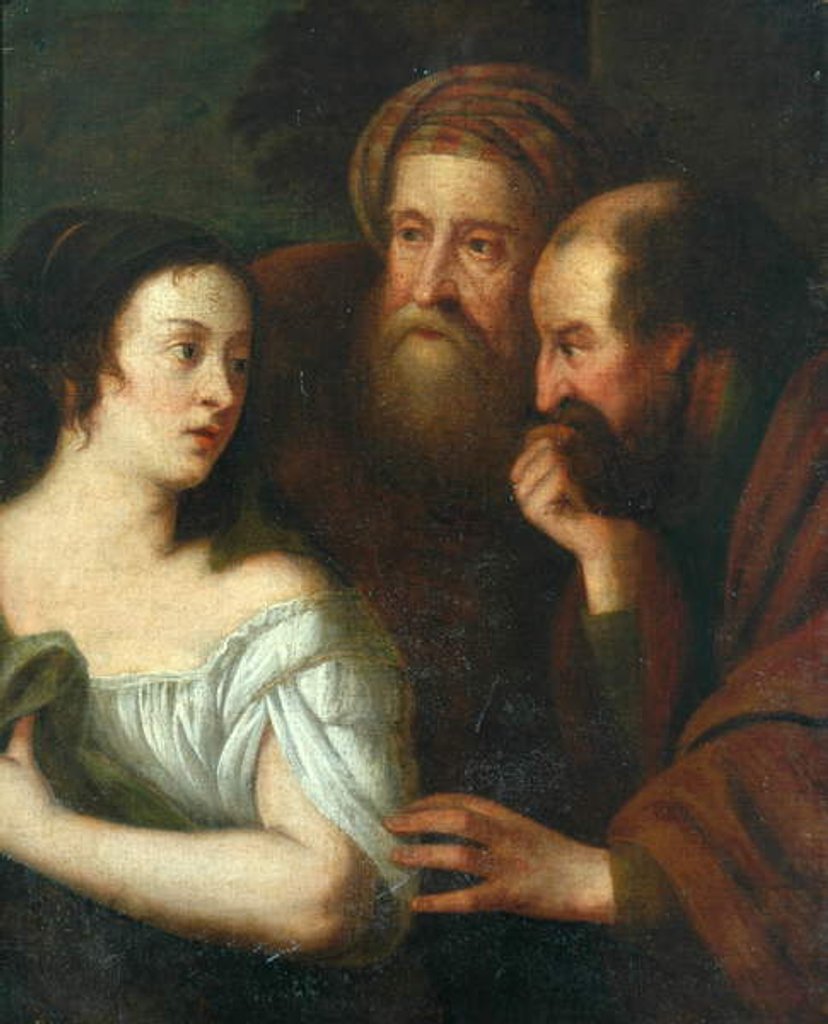 Detail of Susannah and the Elders by Peter Lely