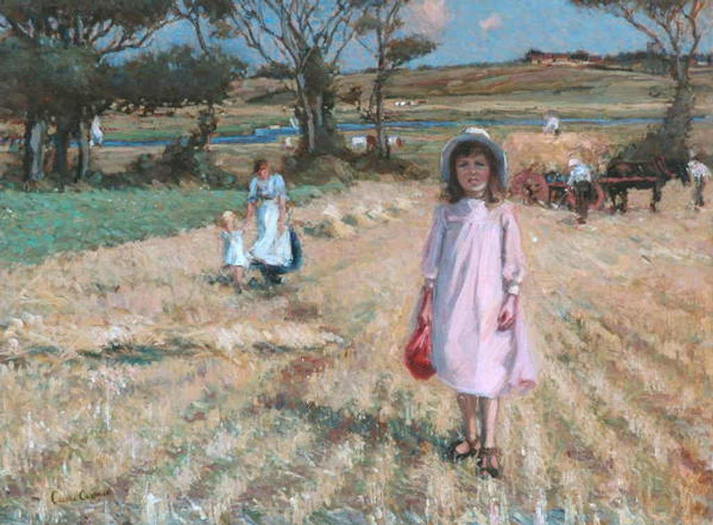 Detail of Across the Cornfield by Cecilia Carpmael