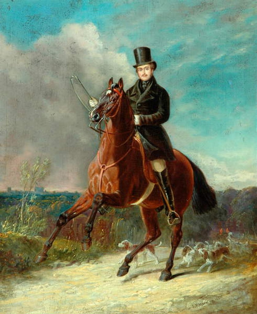 Detail of The Prince Consort On Horseback, 1841 by John Frederick Senior Herring
