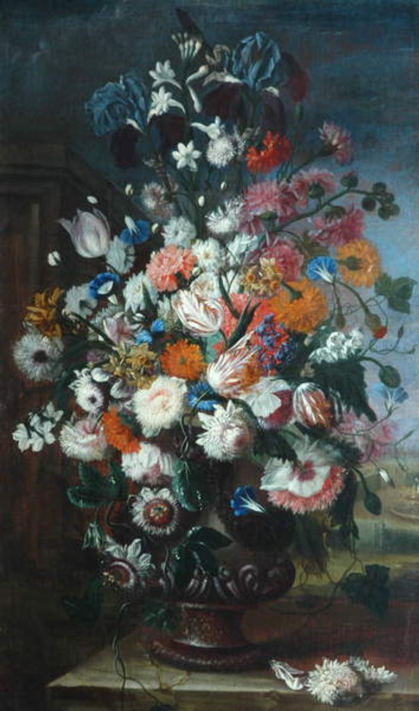 Detail of Flowers, 1682 by Jan van Huysum