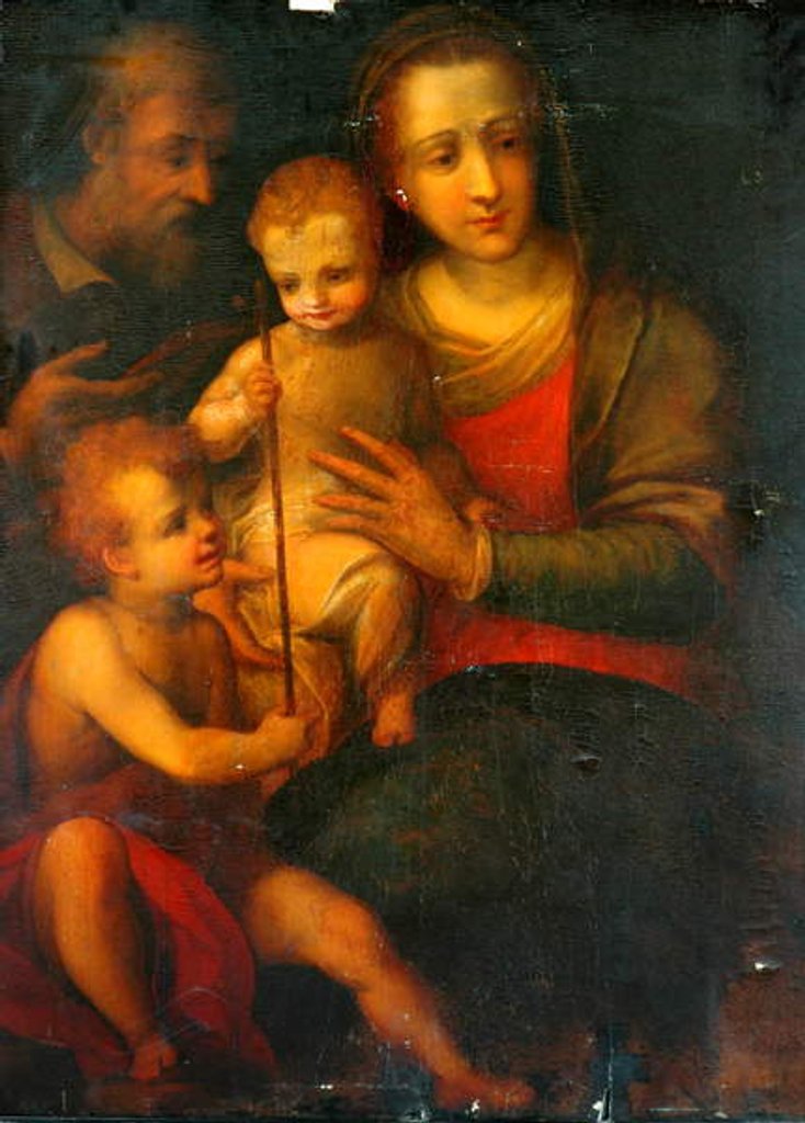 Detail of The Holy Family And St John, 1501 by Italian School