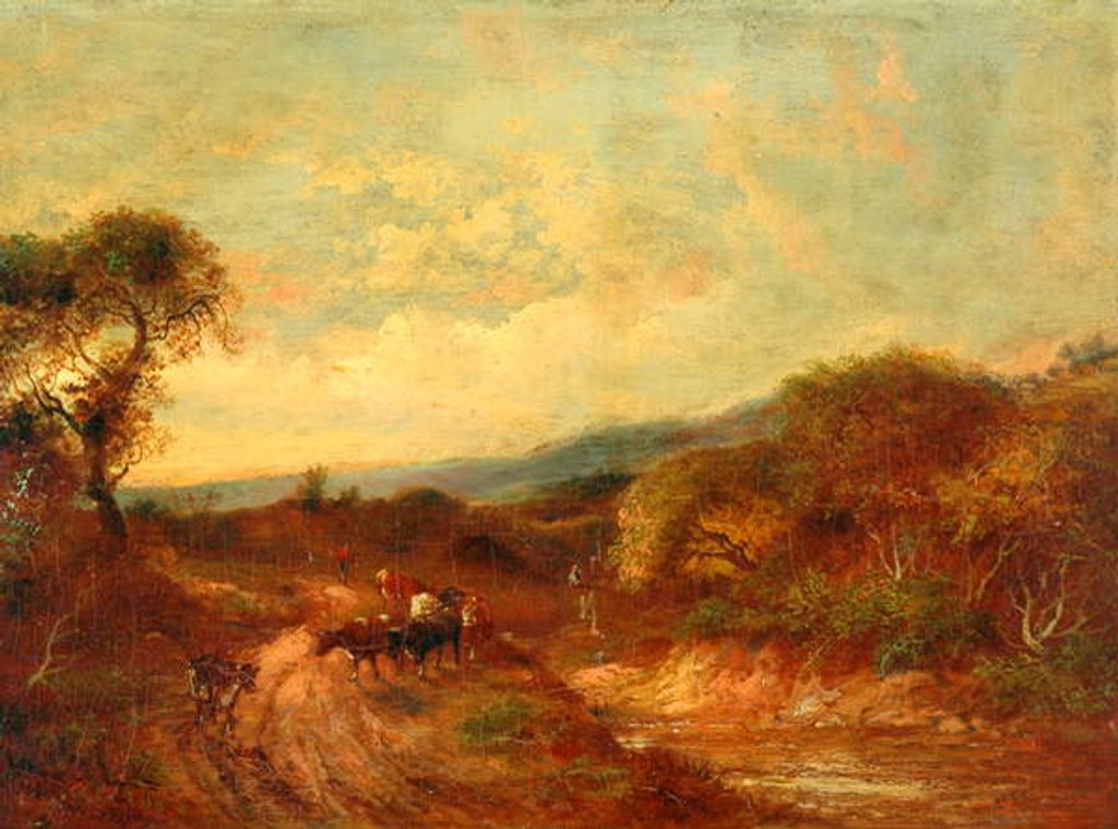 Detail of Near Red Hill, Surrey by John Linnell