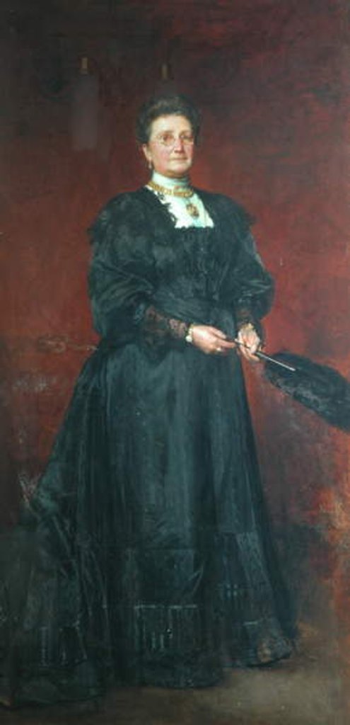 Detail of Mrs William Smith, 1908 by William Logsdail