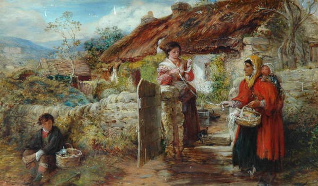 Detail of The Gypsy by Thomas Falcon Marshall