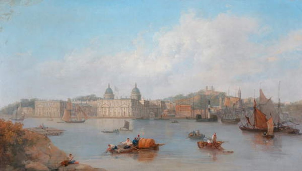 Detail of Greenwich Hospital by James Baker Pyne