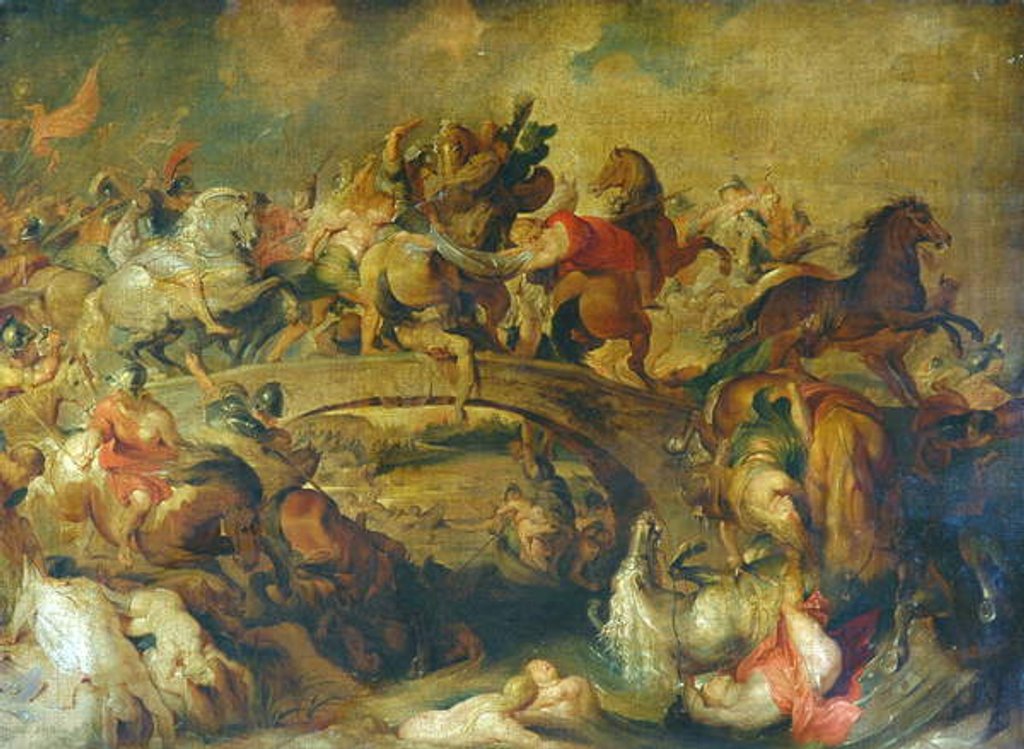 Detail of Battle of The Amazons by Peter Paul Rubens