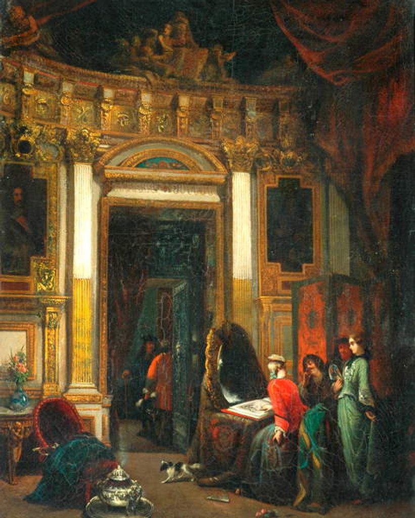 Detail of Interior With Figures by Herman Frederik Carel Tenkate