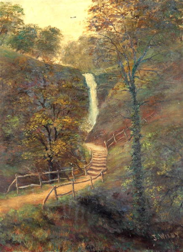 Detail of Shanklin Chine, Isle of Wight , 1911 by J. Wilby