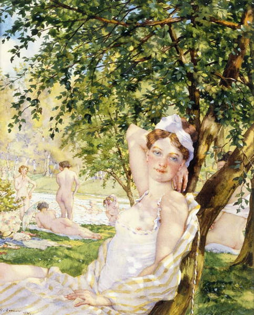 Detail of Bathers in the Sun, 1931 by Konstantin Andreevic Somov
