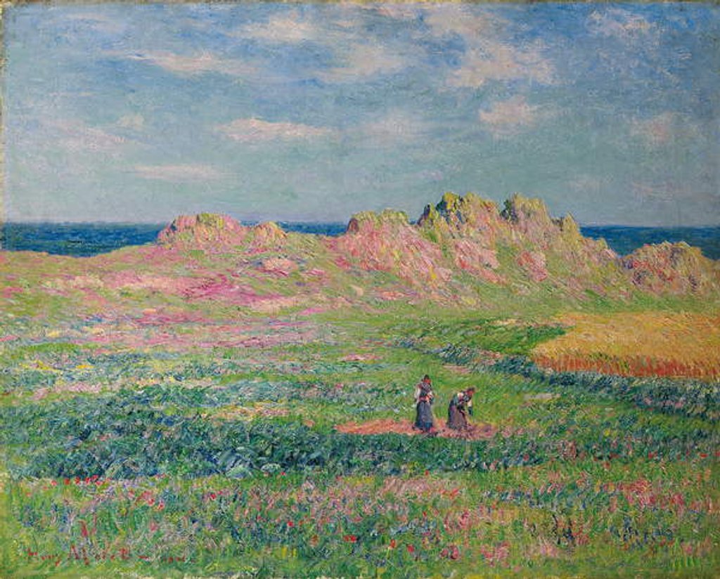 Detail of The Island of Ouessant, 1901 by Henry Moret