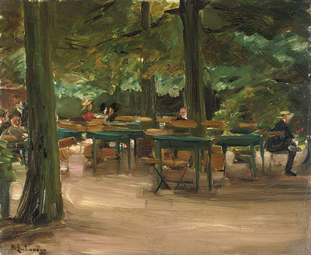 Detail of Beer Garden, 1905 by Max Liebermann