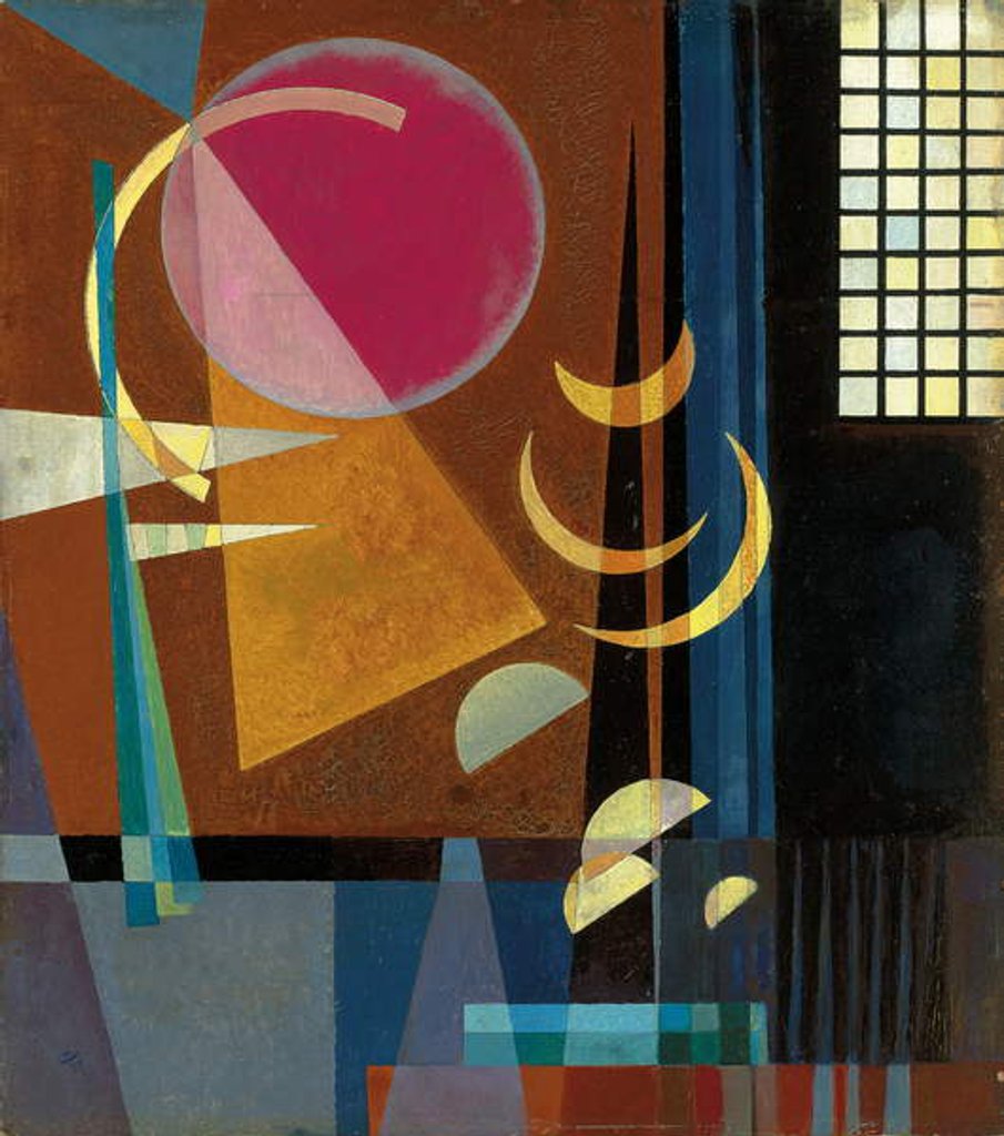 Detail of Scharf-Ruhig, 1927 by Wassily Kandinsky