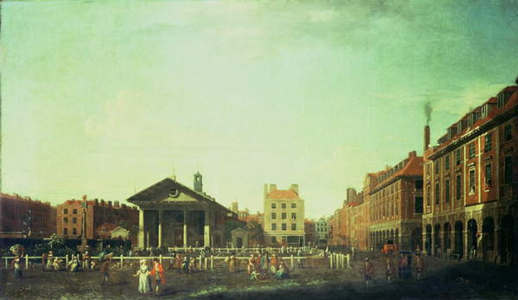 Detail of View of St. Paul's, Covent Garden, 1762 by John Inigo Richards