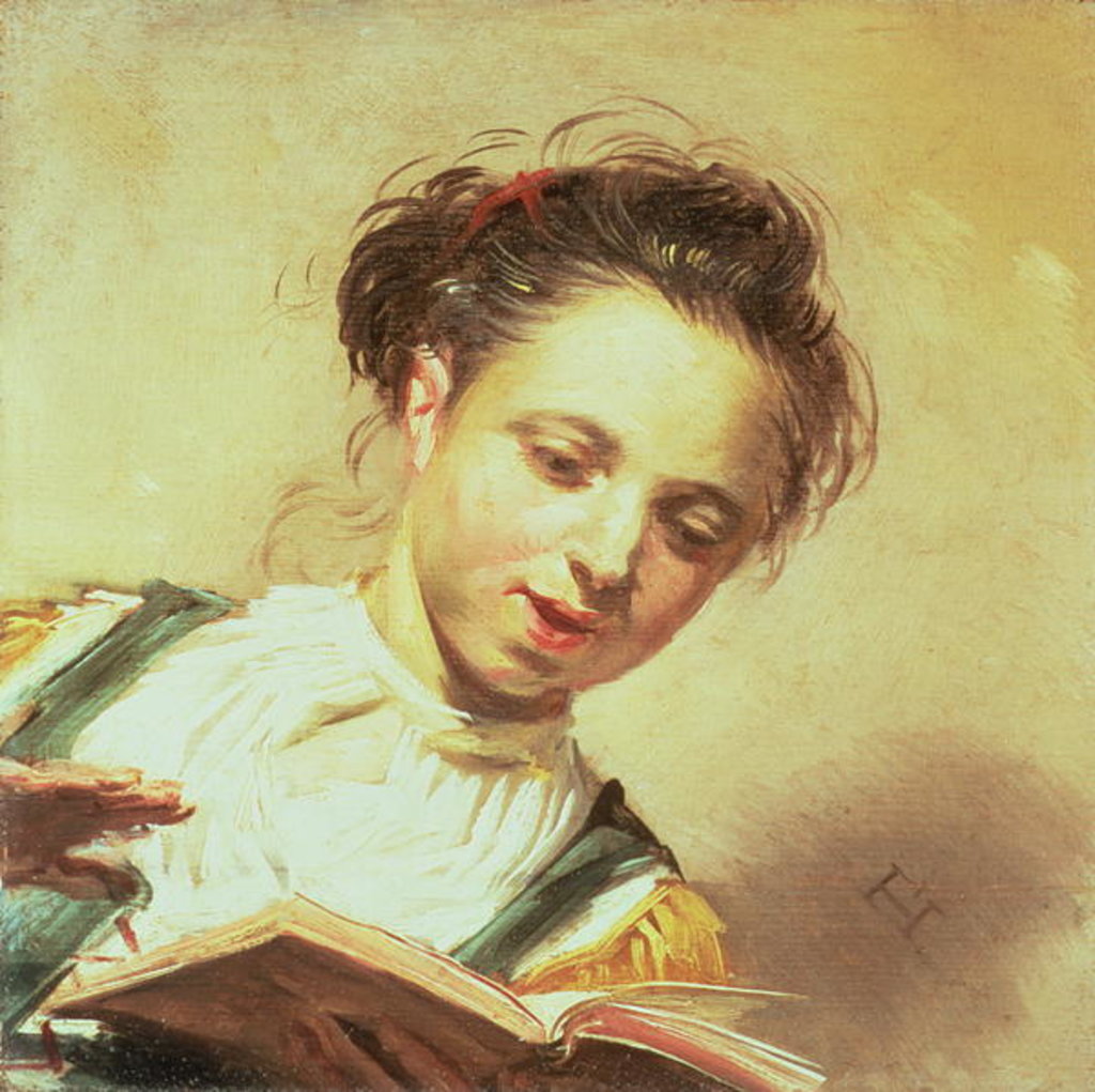 Detail of A Girl Singing by Frans Hals