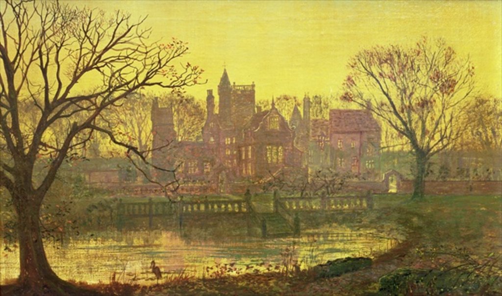 Detail of The Moated Grange by John Atkinson Grimshaw