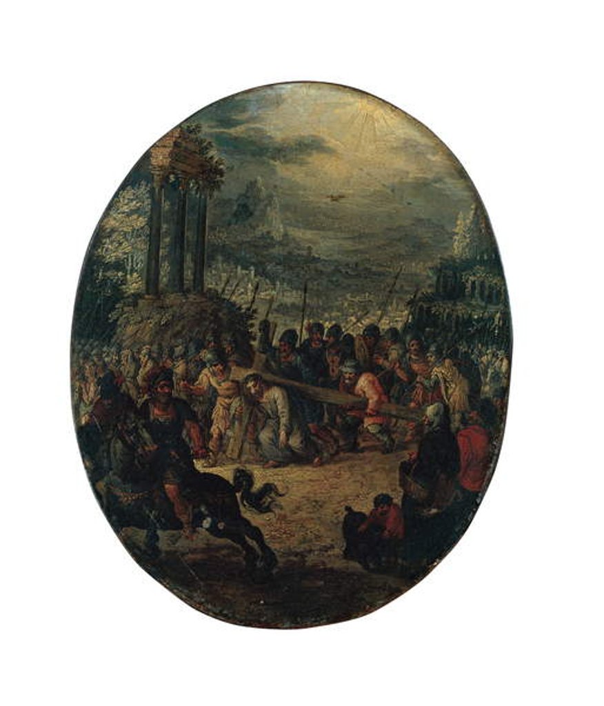 Detail of Christ on the Road to Calvary by Jan the Elder Brueghel