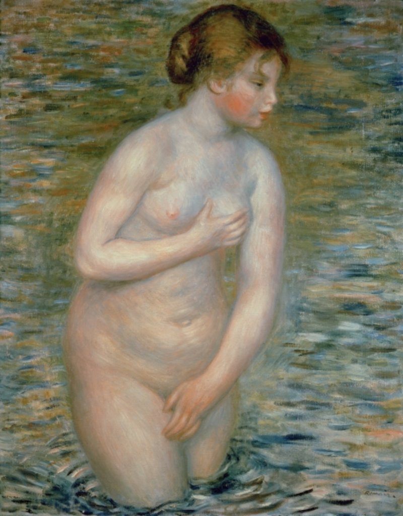 Detail of Nude in the Water, 1888 by Pierre Auguste Renoir