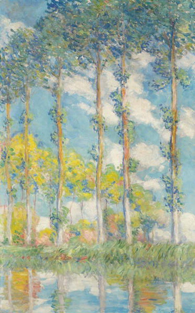Detail of The Poplars, 1891 by Claude Monet