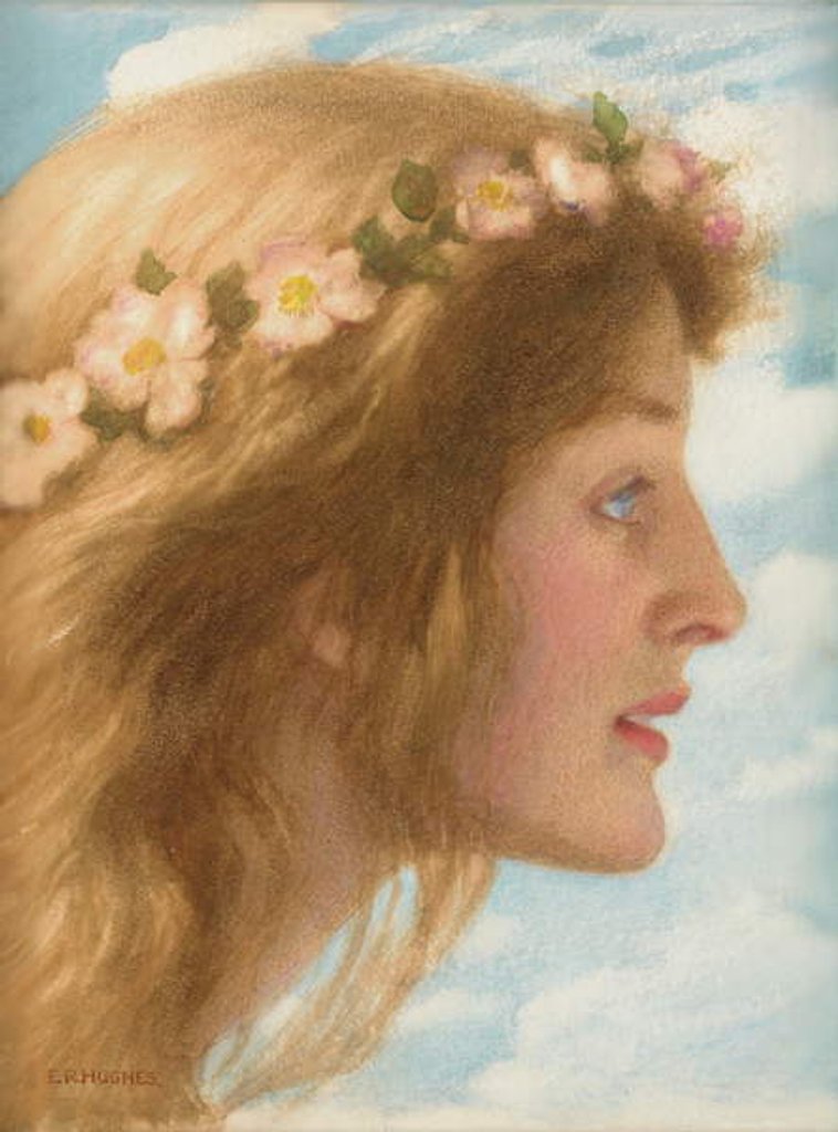 Detail of Day by Edward Robert Hughes