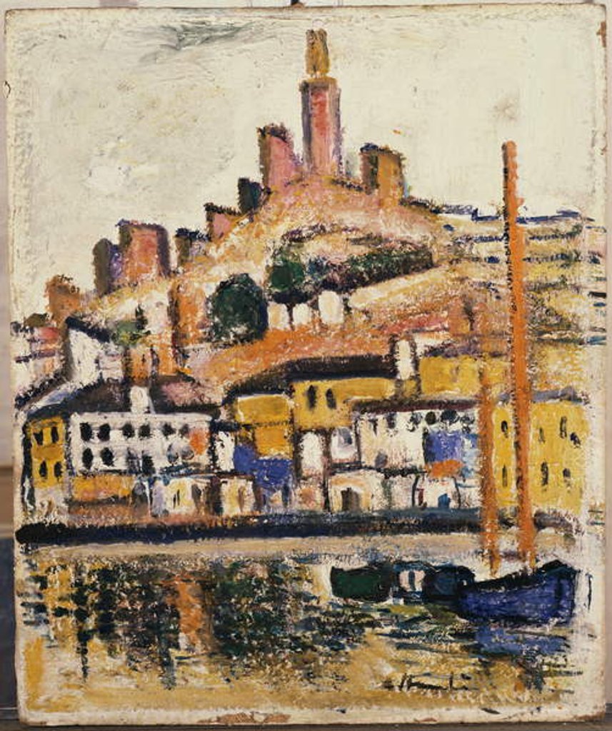 Detail of Marseilles by George Leslie Hunter