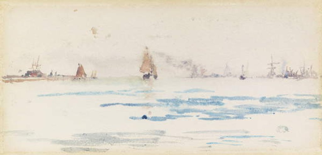 Detail of Zuyder Zee, c.1883 by James Abbott McNeill Whistler