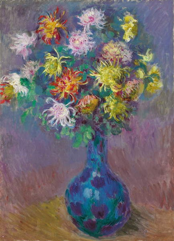 Detail of Vase of Chrysanthemums, 1882 by Claude Monet