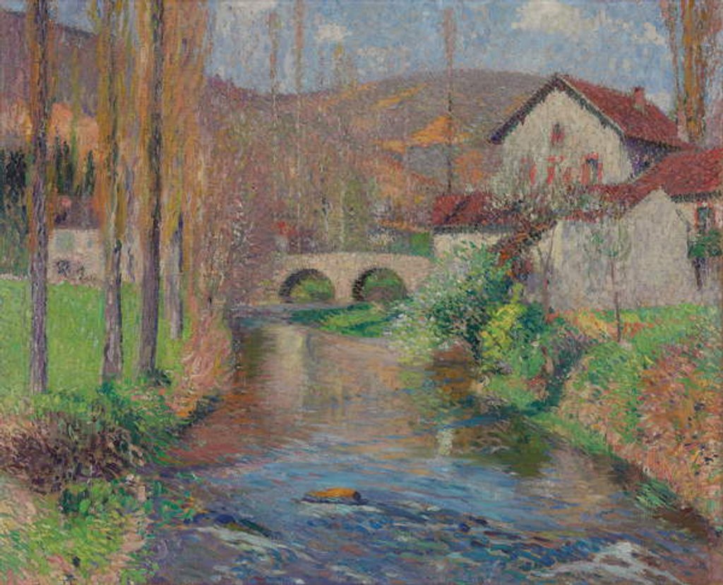 Detail of Labastide du Vert Bridge Viewed from Downstream by Henri Martin