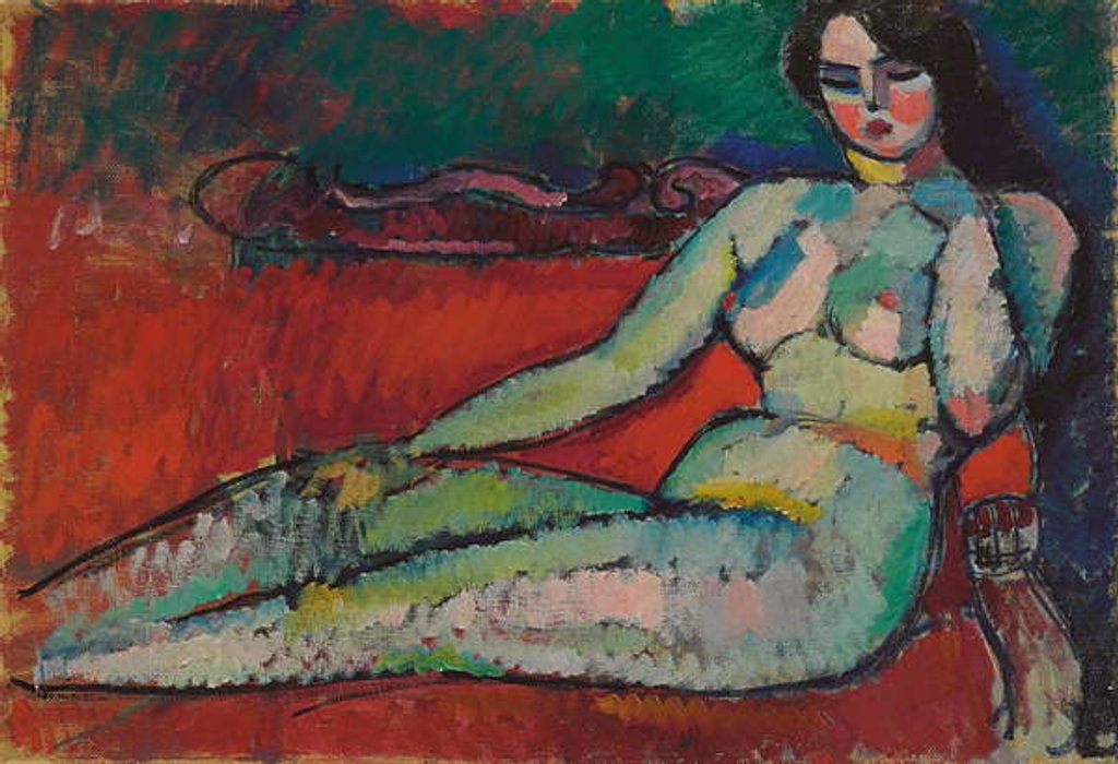 Detail of Odalyske, 1910 by Alexej von Jawlensky