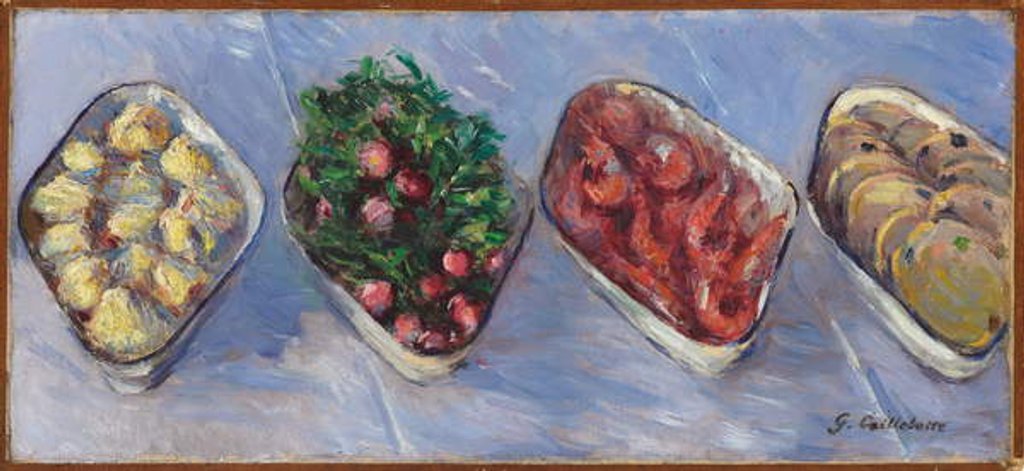 Detail of Hors d'oeuvre, 1881 by Gustave Caillebotte