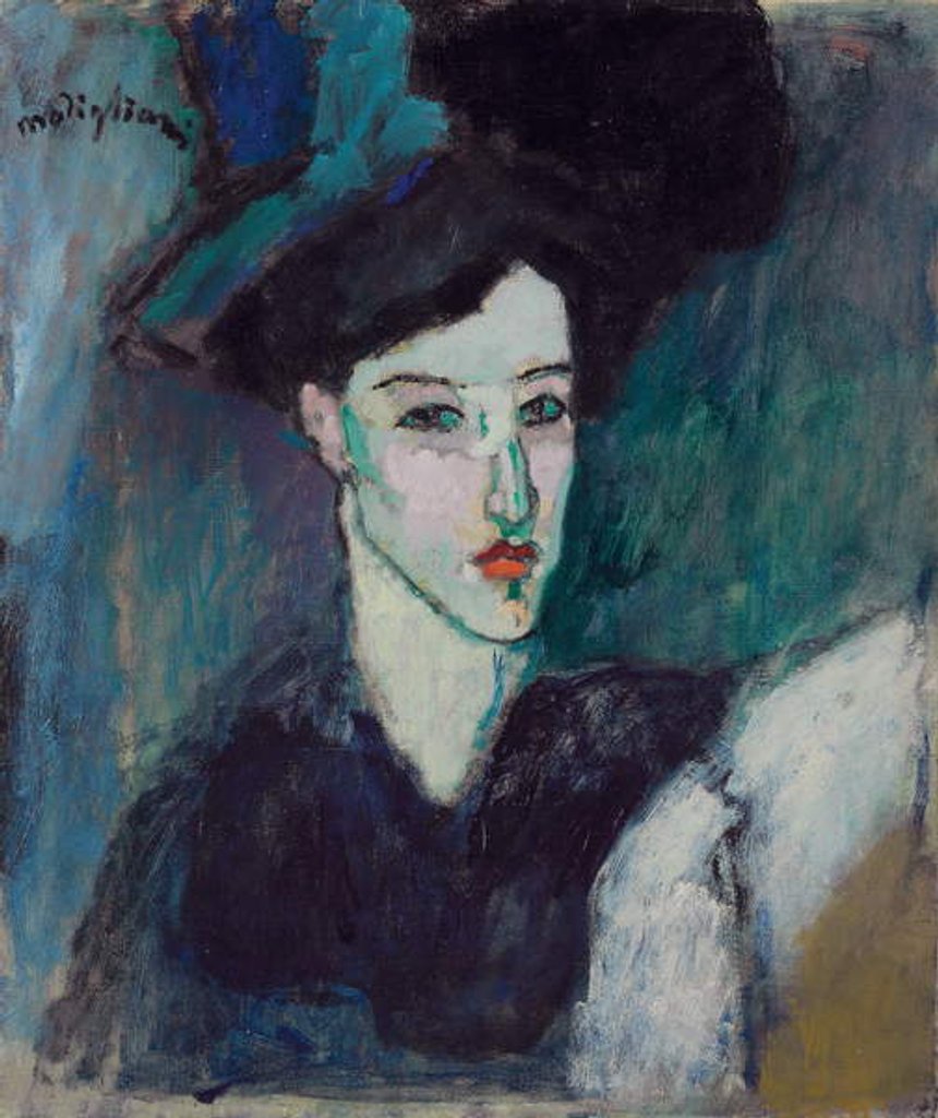 Detail of The Jewess; La Juive, c.1907-1908 by Amedeo Modigliani