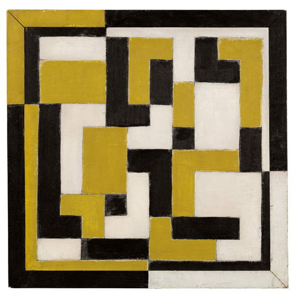 Detail of Composition, 1917-1918 by Theo van Doesburg