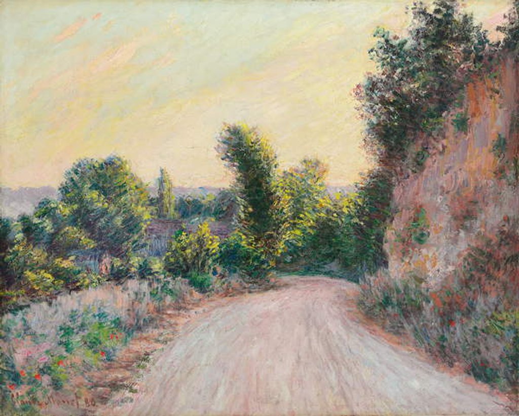 Detail of Road; Chemin, 1885 by Claude Monet