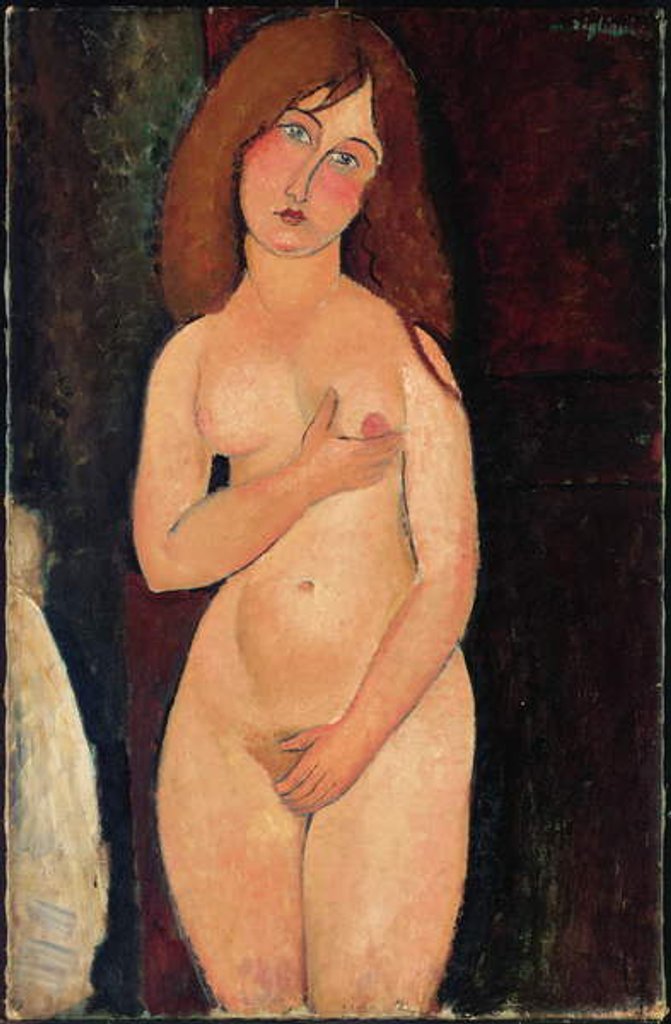 Detail of Venus or Standing Nude or Nude Medici; Venus, 1917 by Amedeo Modigliani