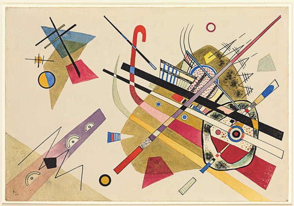 Detail of Untitled; Ohne Titel, 1922 by Wassily Kandinsky