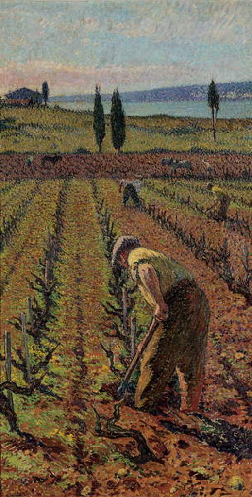 Detail of Le Cultivateur, c.1925 by Henri Martin