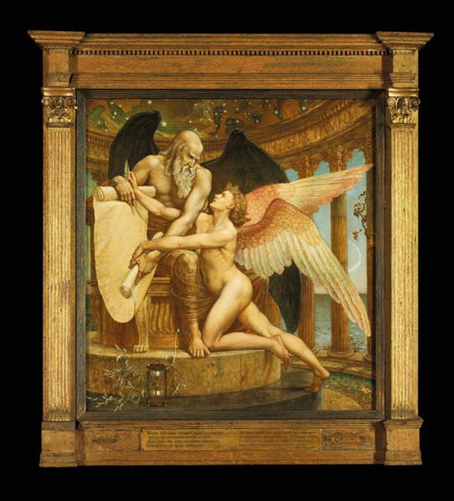 Detail of The Roll of Fate, 1882 by Walter Crane