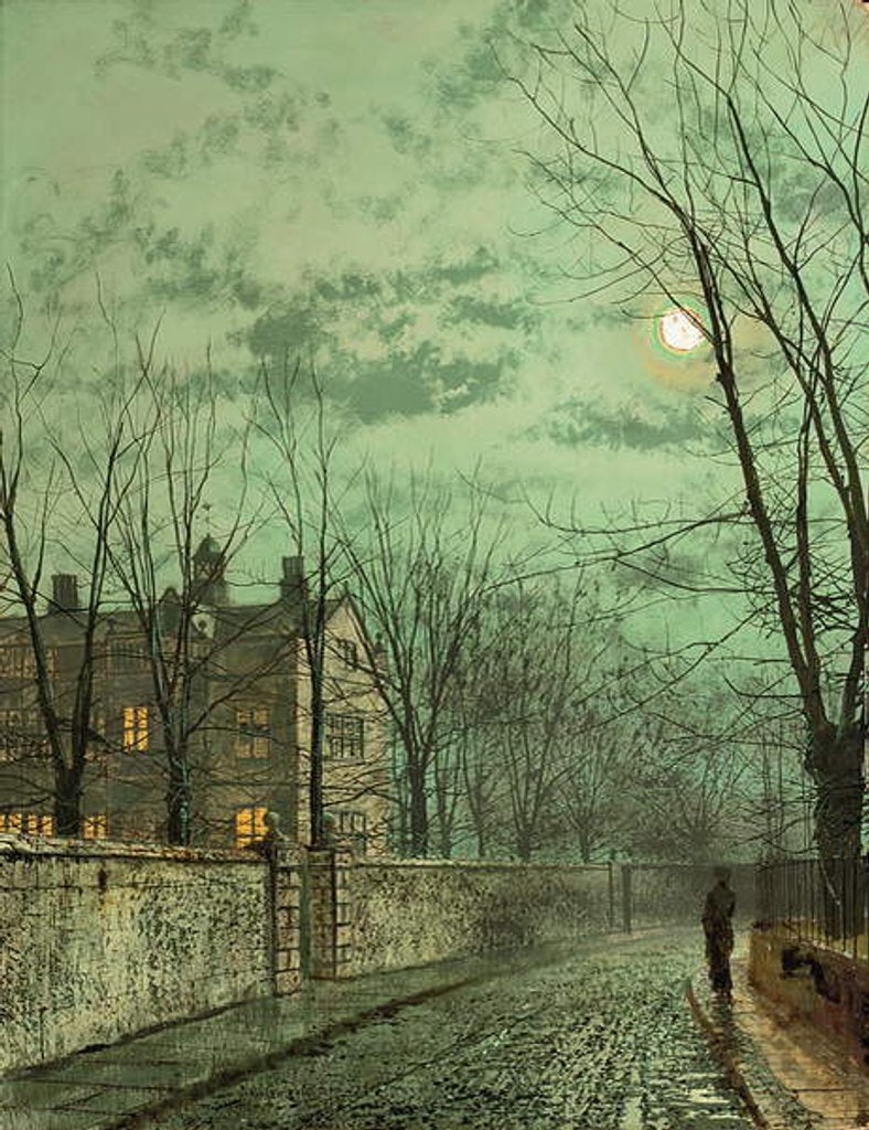 Detail of Under the Moonbeams, 1887 by John Atkinson Grimshaw
