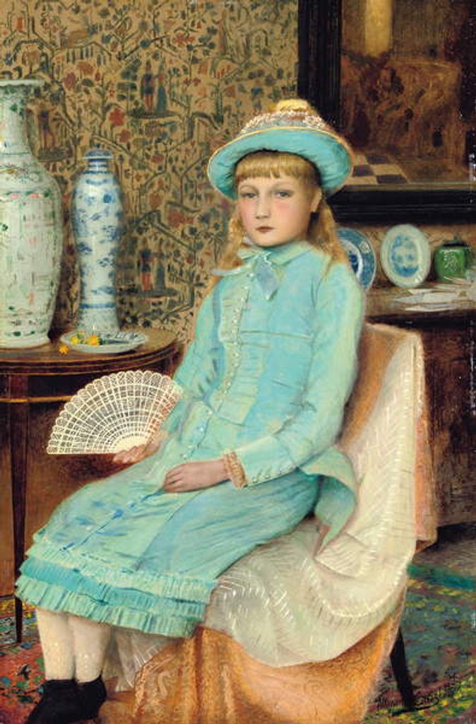 Detail of Blue Belle, 1877 by John Atkinson Grimshaw