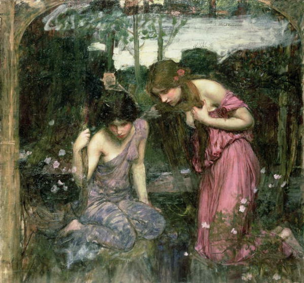 Detail of Study for 'Nymphs Finding the Head of Orpheus', c.1900 by John William Waterhouse