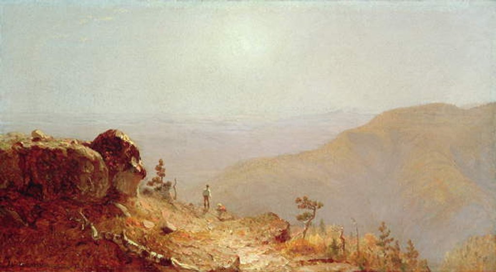 Detail of South Mountains, Catskills by Sanford Robinson Gifford