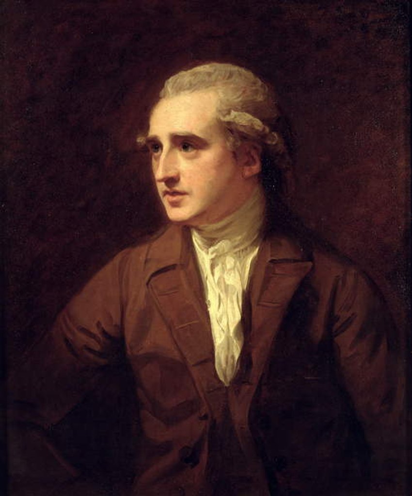 Detail of Portrait of the Hon. Charles Francis Greville by George Romney