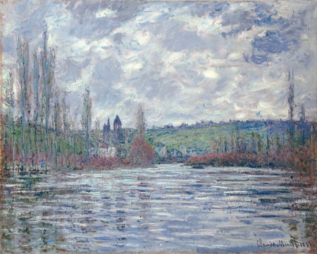 The Seine in Flood at Vetheuil, 1881 by Claude Monet