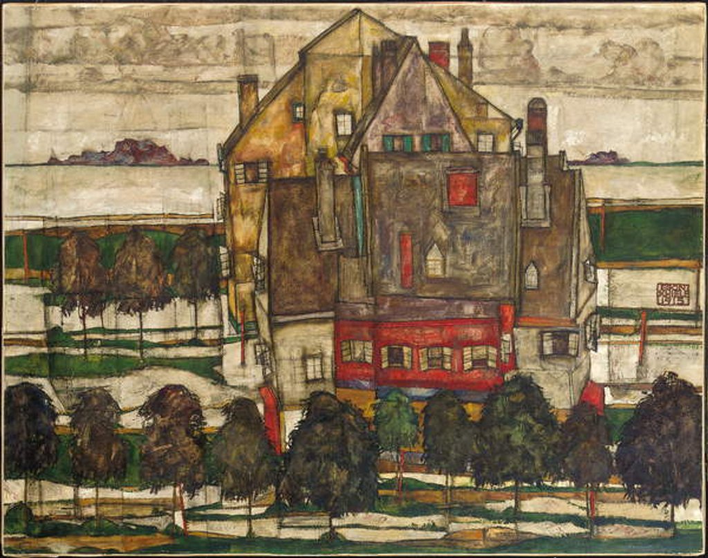 Detail of Individual Houses, 1915 by Egon Schiele