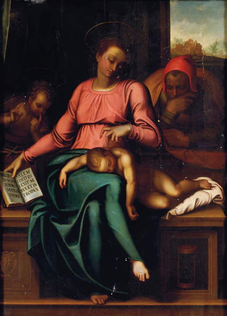 Detail of Madonna del Silenzio by Michelangelo Buonarroti