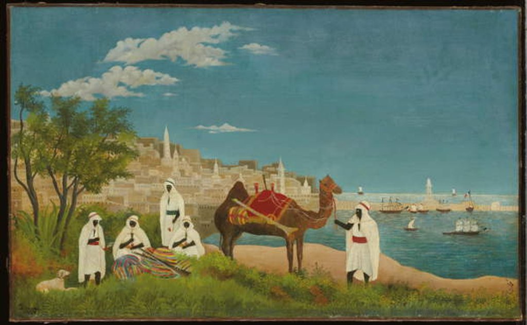 Detail of Landscape, Algiers, 1880 by Henri J.F. Rousseau