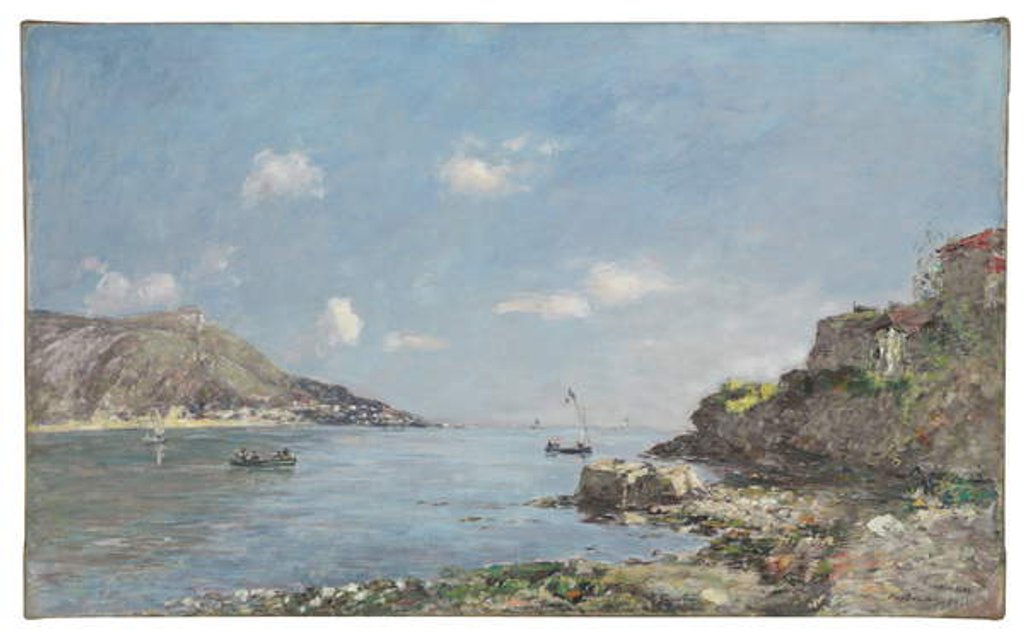 Detail of Beaulieu, La Baie des Fourmis, Morning Effect, 1892 by Eugene Louis Boudin