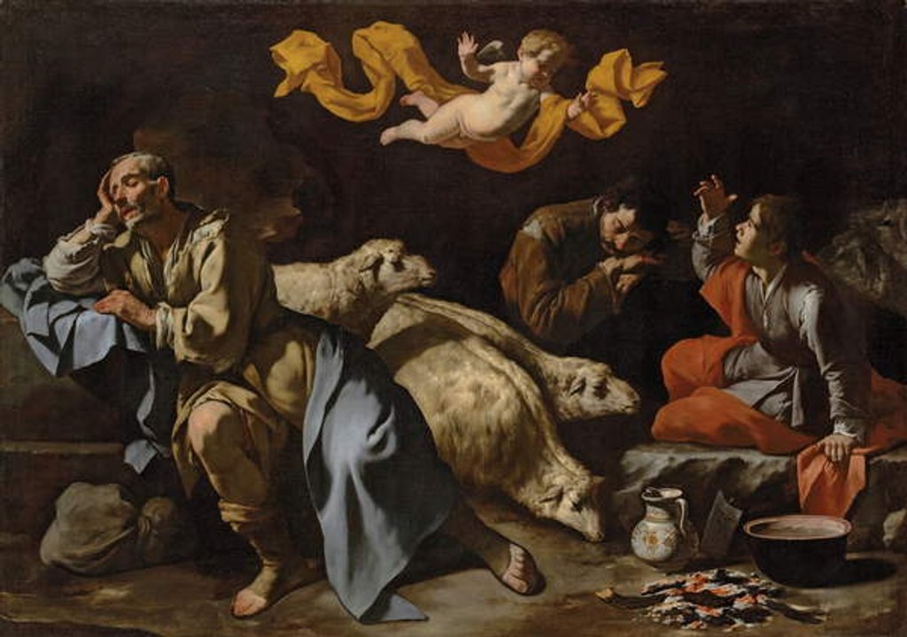 Detail of The Annunciation to the Shepherds by Master of the Annunciation to the Shepherds
